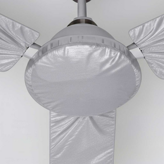 Dustproof Ceiling Fan Cover Set – 3 Blade + Motor Covers