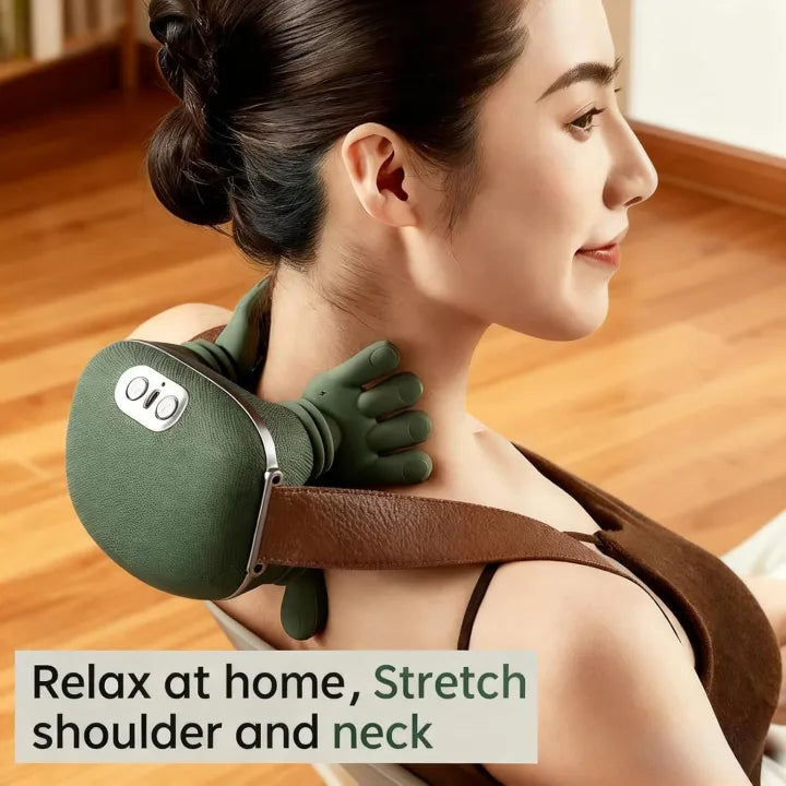 Electric Neck & Shoulder Massager – Deep Kneading with Heat