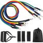 11Pcs Resistance Bands Workout Set | Exercise Bands with Handles, Door Anchor & Ankle Straps