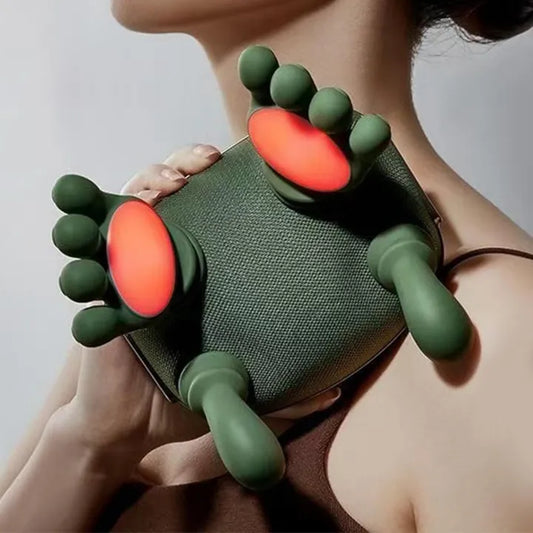 Electric Neck & Shoulder Massager – Deep Kneading with Heat