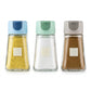 Daisy Glass Oil & Spice Organizer Set, 4-Piece Kitchen Countertop Storage Set with 3 Spice Jars 180ml and 1 Oil Bottle 245ml